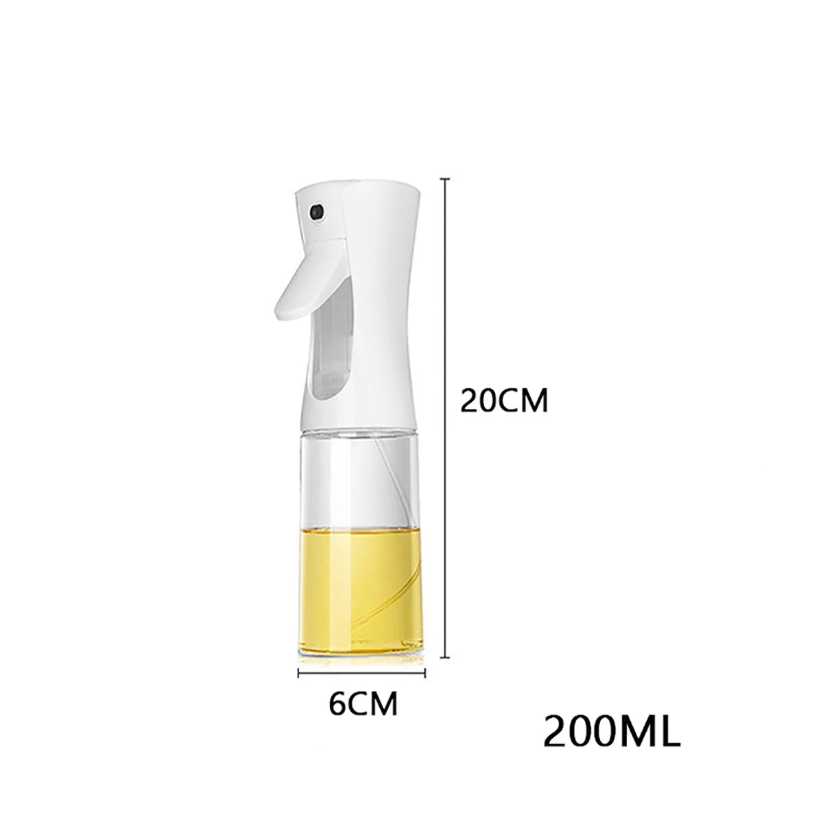 Spray de óleo 200/300/500ml para acampamento, churrasco, cozinha, pulverizador de azeite, óleo de cozinha, spray de óleo para assar, dispensador de vinagre