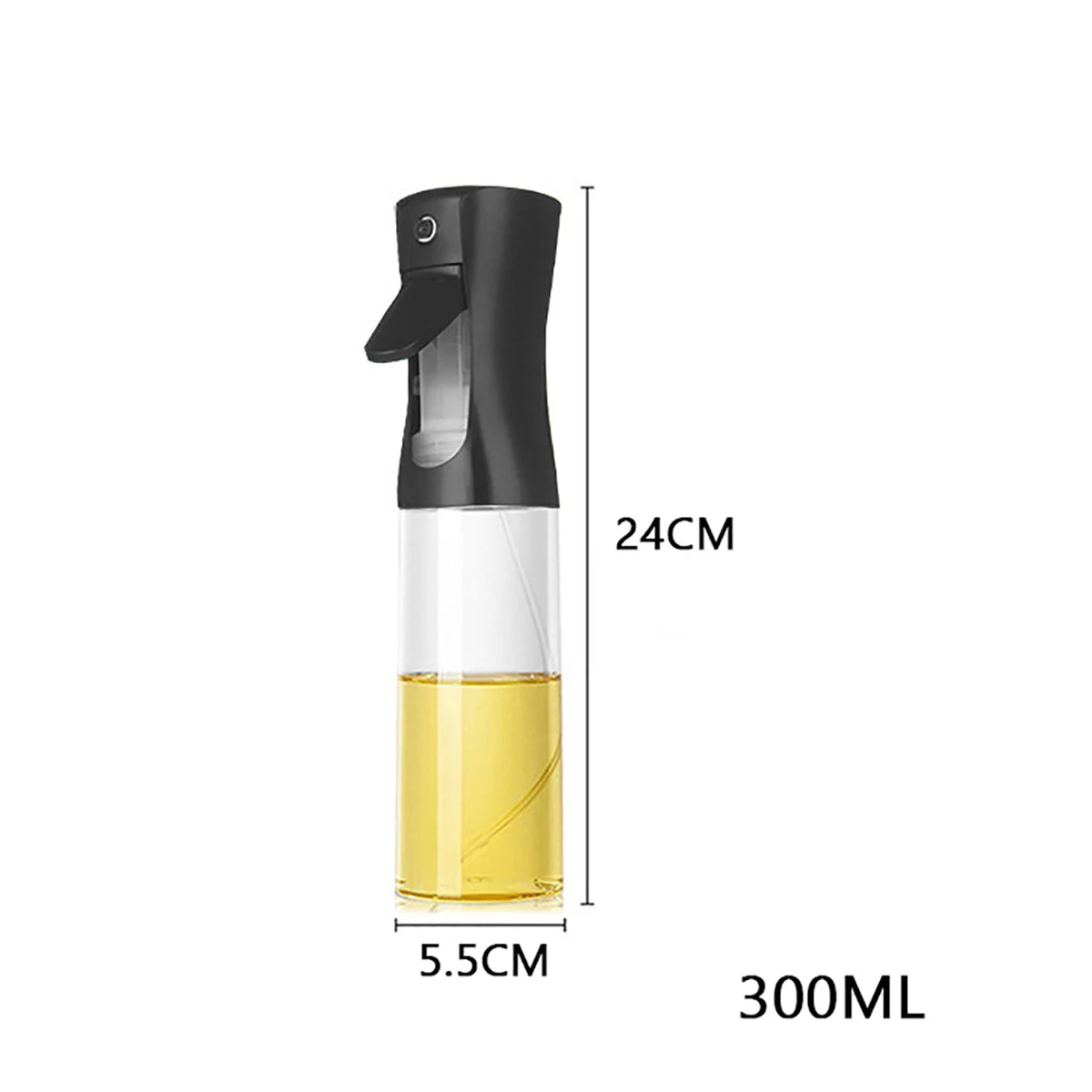 Spray de óleo 200/300/500ml para acampamento, churrasco, cozinha, pulverizador de azeite, óleo de cozinha, spray de óleo para assar, dispensador de vinagre