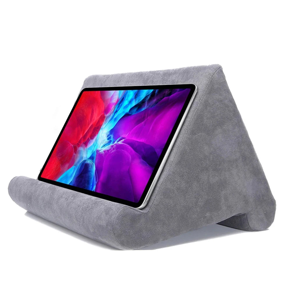 Suporte almofada triangular para tablet, ipod e celular